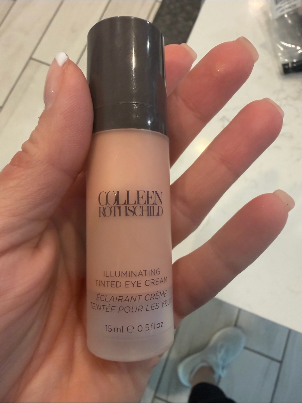 Rothschild Illuminating Tinted Eye Cream — Peach Nude